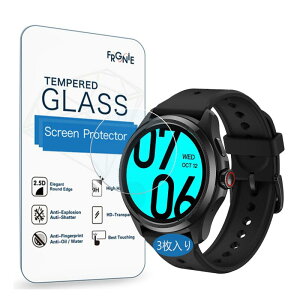 Frgnie �X�N���[���ی�t�B����, �Ή� TicWatch Pro 5 Enduro Smartwatch (3������) 9H ���� �K���X�t�B�����C�Ή� TicWatch Pro 3 Ultra �X�}�[�g�r���v�t�B����