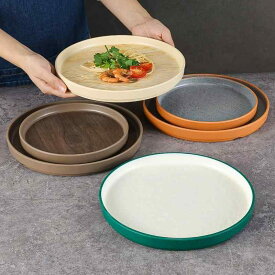 皿 メラミンプレート 食器 プレート 平皿 丸皿 浅皿 洋食器 耐熱 メラミン 割れにくい 軽い 軽量 牛肉ステーキ皿 ローストビーフ 肉料理 焼肉 サラダ パスタ 盛り皿 ワンプレート ランチプレート ディナー 飲食店 業務用 レストラン ホテル カフ