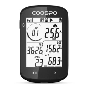 COOSPO CS3 �T�C�N���R���s���[�^ GPS �T�C�R�� ���� ���]�� �X�s�[�h���[�^�[ ���[�h�o�C�N�p ���x�v 2.6�C���` Bluetooth5.ANT+���C�����X �P�C�f���X�X�s�[�h�Z���T�[���p���[���[�^�[�Ή�