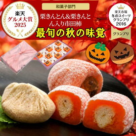 ＼P最大10倍／ 新栗 岐阜中津川栗きんとんスイーツ ハロウィン プレゼント お菓子 和菓子 スイーツ ギフト 高級 誕生日 詰め合わせ ＼2年連続楽天グルメ大賞受賞スイーツグランプリ1位／ 送料無料 岐阜中津川栗100％ 栗きんとん 7個 栗きんとん入り 市田柿 干し柿 栗柿 8個