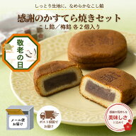 【遅れてごめんね！敬老の日！無料ギフトカード！】かすてら焼きセット かすてら焼き感謝 梅恋し 洋菓子 …