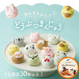 和菓子【ハロウィン！クーポン利用で早割】【週間ランキング1位】選べる どうぶつまんじゅう 誕生日 お菓子 苺餡 梅餡 白餡 かわいいスイーツ お試し 饅頭 まんじゅう 動物 ギフト 内祝 出産祝い 餡子 プレゼント 帰省土産 手土産 あんこスイーツ 個包装 お菓子処ひろせ公式