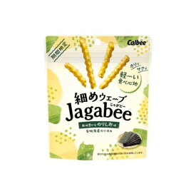 カルビー Jagabee 細めウェーブ風味豊かなのりしお味 35g 12コ入り 2024/05/13発売 (4901330648008)