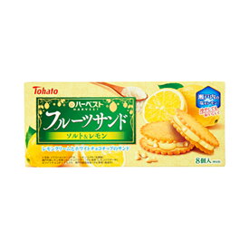 東ハト ハーベストフルーツサンド ソルト＆レモン 8個 36コ入り 2024/04/08発売 (4901940300334c)