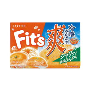 ロッテ Fit's（爽 冷凍みかん味） 12枚 10コ入り 2022/06/21発売 (45205460)
