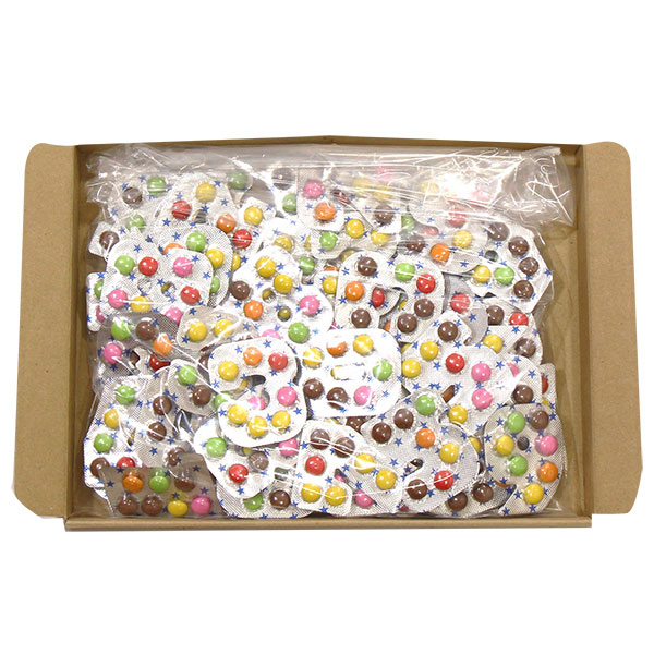 (全国送料無料)お菓子 詰め合わせ ウィットナンバーチョコ60個 おかしのマーチ メール便 (49597424m)