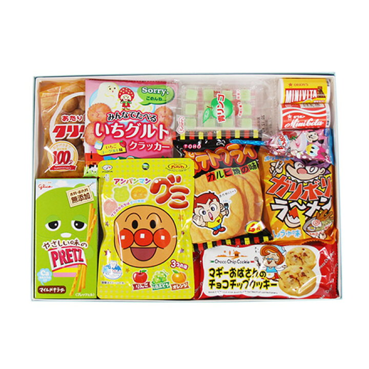 楽天市場 お菓子 詰め合わせ 全国送料無料 子どもの日のプレゼントに こどもが喜ぶ駄菓子プチギフトセット 13種 計14コ メール便 Omtmb5963g おかしのマーチ