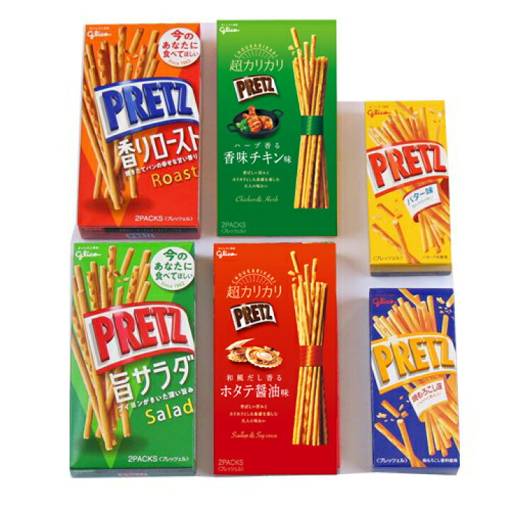 楽天市場 全国送料無料 グリコ プリッツ4種とプリッツ25g バター 焼もろこし おまけ付き おかしのマーチ メール便 Omtmb7080 おかしのマーチ