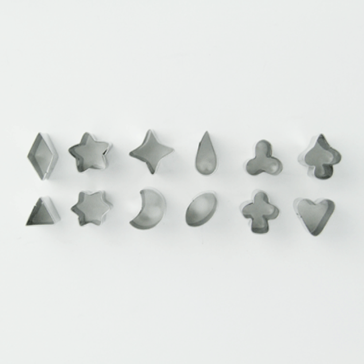 楽天市場】ミニミニ抜き型セット 12pcs（4号） #1219 抜き型 金型