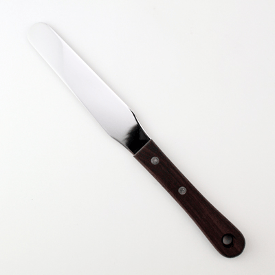 パレットナイフでデコレーション パレットナイフ 85%OFF 木柄＃6 往復送料無料 刃渡り15cm ステンレス お菓子 ヘラ スパチュラ