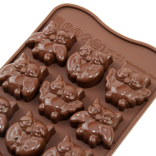 【楽天市場】チョコレート型 シリコンモールド Choco Gufi 