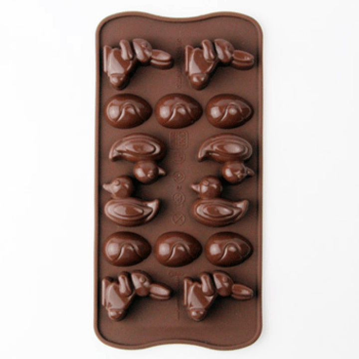 楽天市場】チョコレート型 シリコンモールド EASTER（イースター