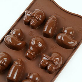 チョコレート型 シリコンモールド Choco Baby（チョコベビー）SCG31 チョコ型 モルド お菓子 EASYCHOC イージーチョコ ショコラ
