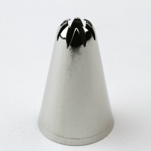 MARPOL 口金 花8切 #30 絞り口金 お菓子 ケーキ作りに デコレーション チップ 金口 絞り金 金属