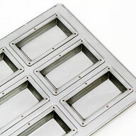 シリコン加工 フィナンシェ型 6ヶ付天板 ケーキ型 松永製作所 ケーキ型 お菓子 金属 空焼き不要