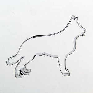 クッキー抜き型 牧羊犬 クッキー型 クッキーカッター 型抜き 動物 お菓子 金属