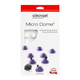 シリコンフレックス マイクロドーム 35個付き SF221 Micro Dome (白) 丸 お菓子 シリコン型