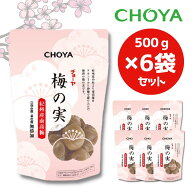 梅酒のうめ チョーヤ 500g×6袋 梅酒 うめの実 アルコール 国産 保存料・着色料無添加 お酒 おいしい