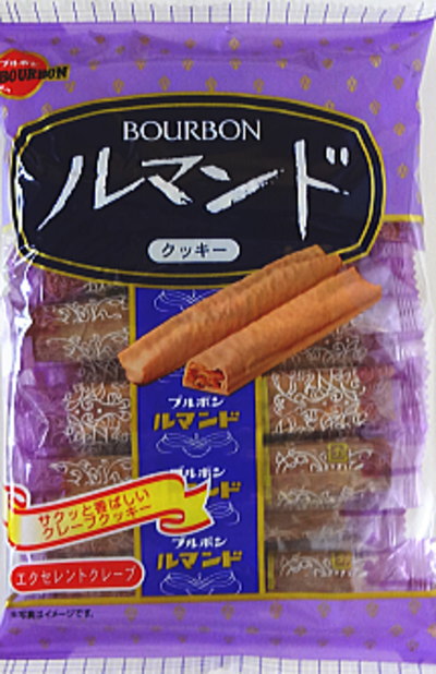 サクッと香ばしいクレープクッキー 有名な高級ブランド お気に入 ブルボン ルマンド12本×48袋