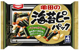 亀田製菓 海苔ピーパック4袋85g×12袋