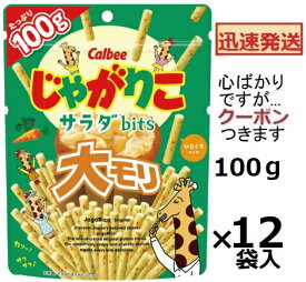 カルビー じゃがりこサラダ bits大モリ 100g×12袋入 じゃがりこ大盛 スナック菓子 まとめ買い ポテト ジャガリコ ジャガリコビッツ スティックポテト【心ばかりですが…クーポンつきます☆】