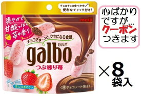 明治 ガルボつぶ練り苺 パウチ 58g×8袋入 いちごチョコ まとめ買い 【心ばかりですが…クーポンつきます☆】