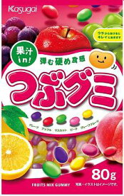 春日井製菓 つぶグミ 80g×6袋入【心ばかりですが…クーポンつきます☆】