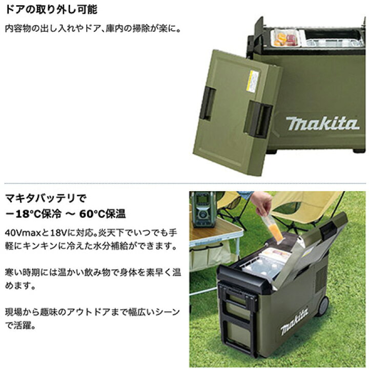 楽天市場】【makita マキタ CW004GZ・CW004GZO】充電式保冷温庫(本体 