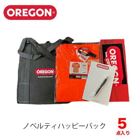 【新商品】OREGON オレゴン ノベルティハッピーバック 5点セット マチ付きバック Tシャツ 福袋　初売り