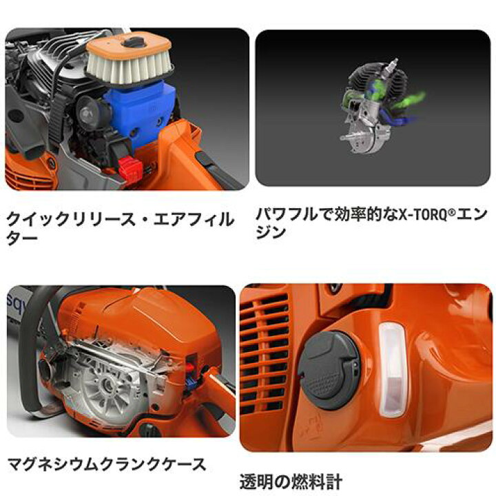 楽天市場】ハスクバーナ 550XP Mark II チェンソー 排気量50.1 cm³ 
