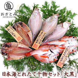 【送料無料】 日本海とれたて干物セット「大黒」(だいこく)のどぐろ あじ 白かれい 国産 島根産 ひもの 食べ物 お祝い 内祝 お礼 誕生日 プレゼント 干物ギフト 天日塩 ノドグロ 魚 冷凍