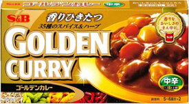 送料無料 S&B ゴールデンカレー 中辛 198g ×60個