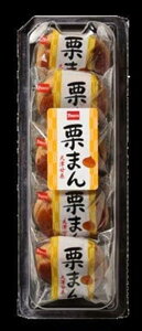 送料無料【焼菓子】パスコ 栗まん 5個入×5パック