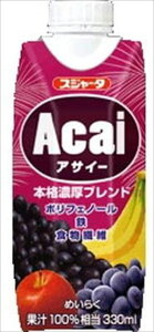 送料無料 スジャータ アサイー 本格濃厚ブレンド 330ml紙パック×12本