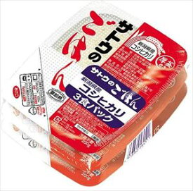 送料無料 サトウ食品 サトウのごはん 新潟県産コシヒカリ 3食セット(200g×3食)×12個