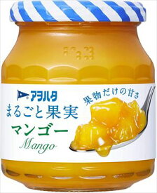 送料無料 アヲハタ 砂糖不使用 まるごと果実 マンゴー 250g×6個