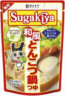 送料無料 寿がきや SUGAKIYA 和風とんこつ鍋つゆ 750g ×10袋