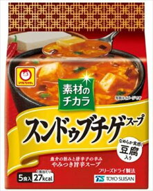 送料無料 東洋水産 素材のチカラ スンドゥブチゲスープ 5食入×6個