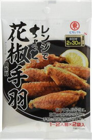 送料無料 ヒガシマル醤油 レンジでちょっと 花椒手羽調味料(2袋入り)×60個