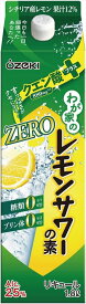 大関 レモンサワーの素 ZERO クエン酸プラス 糖類ゼロ プリン体ゼロ 無糖 1800ml×6本
