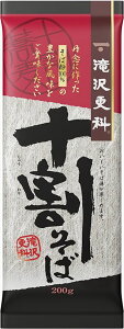 送料無料 滝沢更科 十割そば 200g×30個