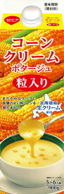 送料無料 スジャータ めいらく コーンクリームポタージュ　粒入り 900g×12本