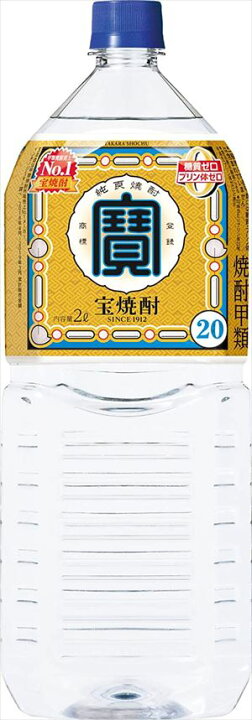 楽天市場】宝焼酎 エコペット 焼酎 20度 千葉県 2000ml×6本 : 御用蔵 大川