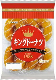 送料無料 丸中製菓 キングドーナツ(6個入り)×18個