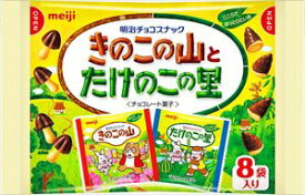送料無料 明治製菓 きのこたけのこ袋 8袋入り(92g)×36袋