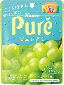 送料無料 カンロ ピュレグミマスカット 56g×6袋