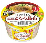 送料無料 寿がきや 小さなおうどんとろろ昆布 86g×24個