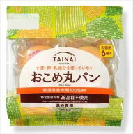 送料無料 TAINAI おこめ丸パン 6個入×6個