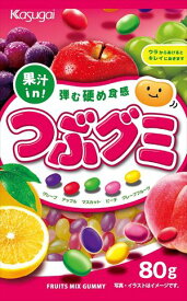 送料無料 春日井 つぶグミ 80g×12袋 ネコポス