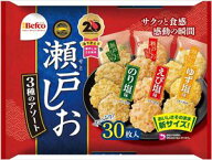 送料無料 栗山米菓 瀬戸の汐揚アソート (30枚入)×10袋